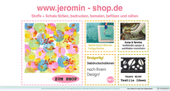 Desktop Screenshot of jeromin-shop.com